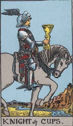 Карта Таро Рыцарь Кубков — Knight of Cups