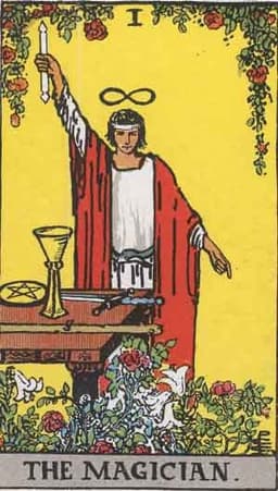 Карта Таро Маг — The Magician