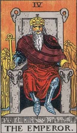 Карта Таро Император — The Emperor