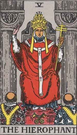 Карта Таро Иерофант — The Hierophant