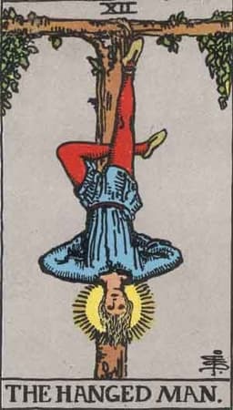 Карта Таро Повешенный — The Hanged Man