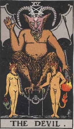 Карта Таро Дьявол — The Devil