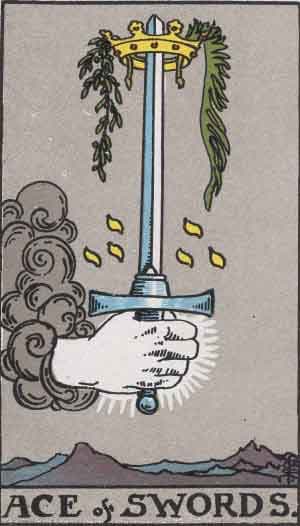 Карта Таро Туз Мечей — Ace of Swords