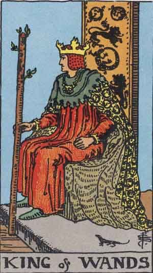 Карта Таро Король Жезлов — King of Wands